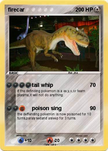Pokemon firecar