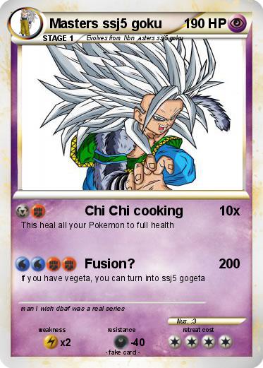 Pokemon Masters ssj5 goku