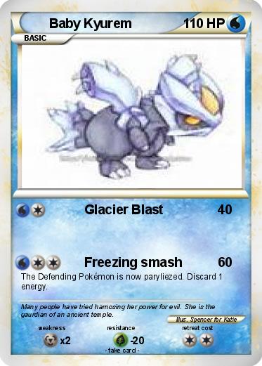 Pokemon Baby Kyurem