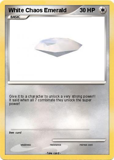 Pokemon White Chaos Emerald