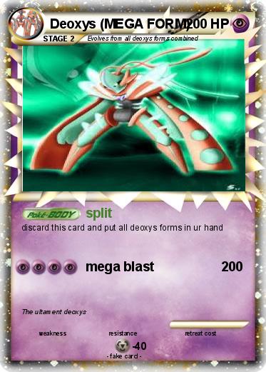 Pokemon Deoxys (MEGA FORM)