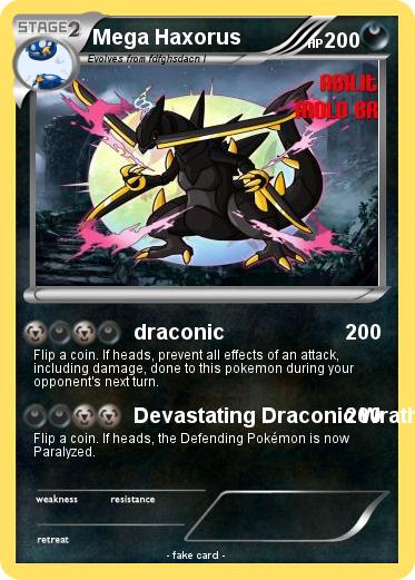 Pokemon Mega Haxorus