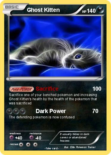 Pokemon Ghost Kitten