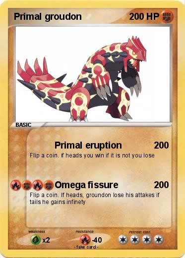 Pokemon Primal groudon