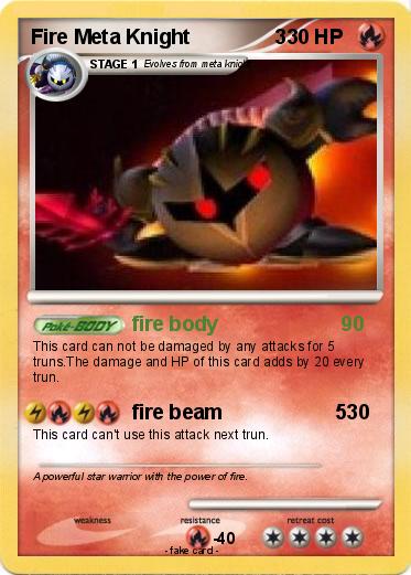 Pokemon Fire Meta Knight               3