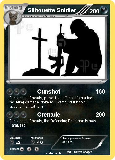 Pokemon Silhouette Soldier