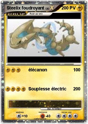 Pokemon Steelix foudroyant