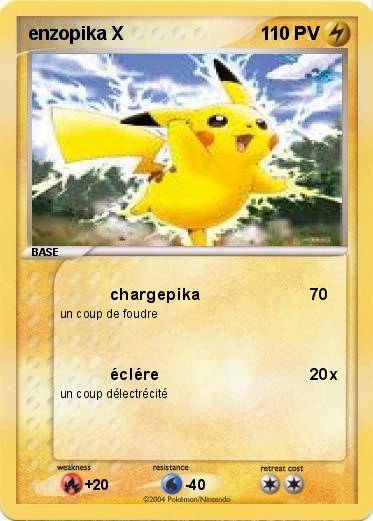 Pokemon enzopika X