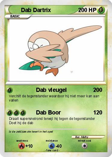 Pokemon Dab Dartrix