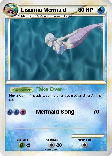 Pokemon Lisanna Mermaid