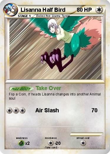 Pokemon Lisanna Half Bird