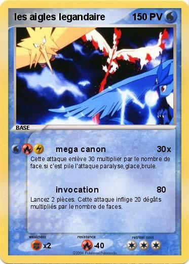 Pokemon les aigles legandaire