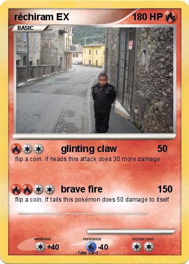 Pokemon réchiram EX
