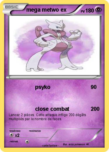 Pokemon mega metwo ex