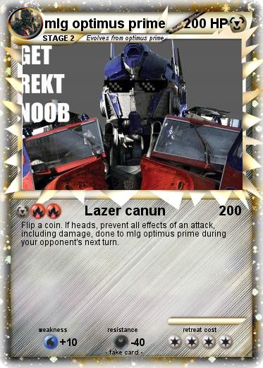 Pokemon mlg optimus prime