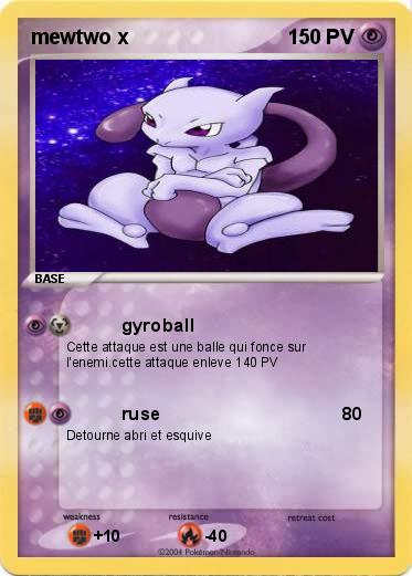 Pokemon mewtwo x