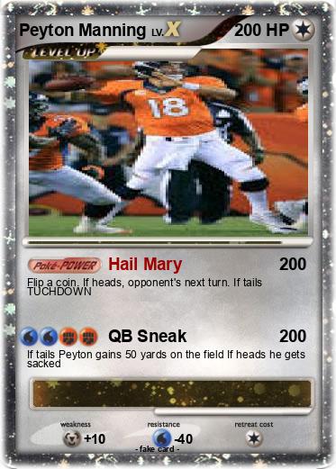Pokemon Peyton Manning