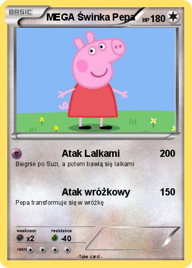 Pokemon MEGA Świnka Pepa