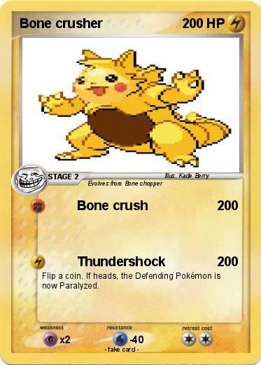 Pokemon Bone crusher