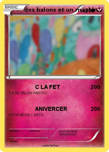 Pokemon des balons et un machin