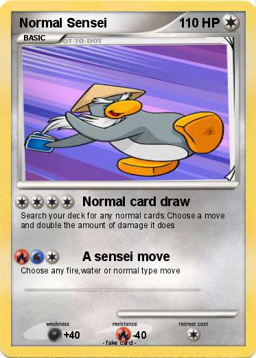 Pokemon Normal Sensei