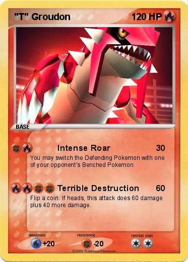 Pokemon "T" Groudon