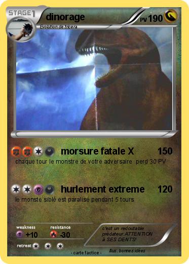 Pokemon dinorage
