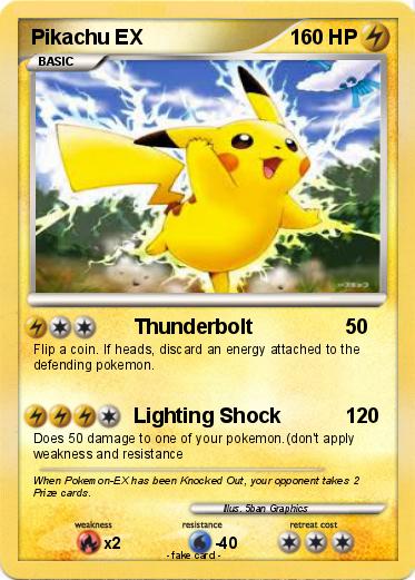 Pokemon Pikachu EX