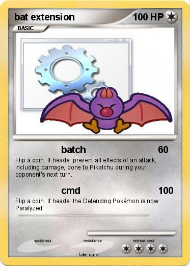 Pokemon bat extension