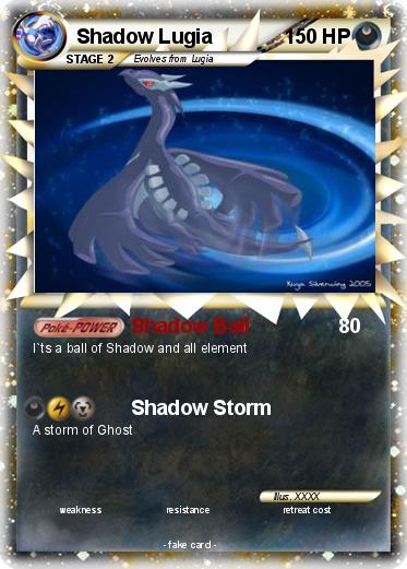 Pokemon Shadow Lugia