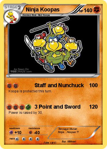 Pokemon Ninja Koopas