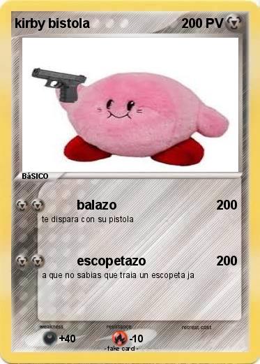 Pokemon kirby bistola