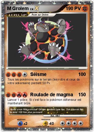 Pokemon M Grolem