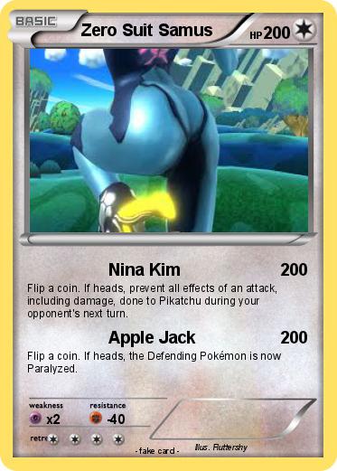 Pokemon Zero Suit Samus