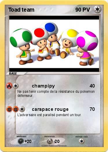 Pokemon Toad team