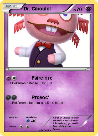 Pokemon Dr. Ciboulot