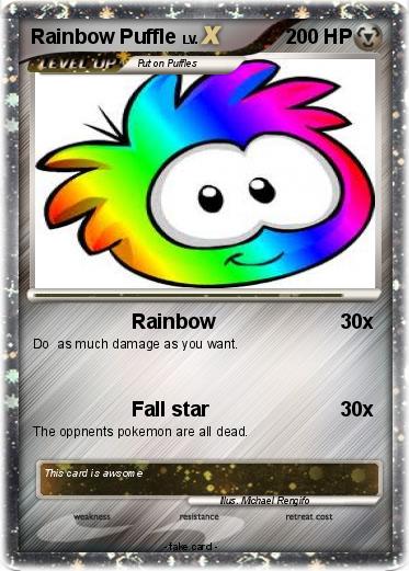 Pokemon Rainbow Puffle