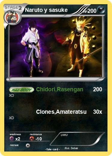 Pokemon Naruto y sasuke