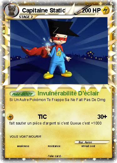 Pokemon Capitaine Static