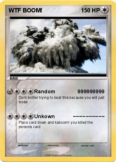 Pokemon WTF BOOM!