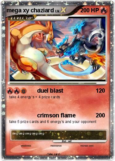 Pokemon mega xy chaziard
