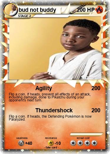Pokemon bud not buddy