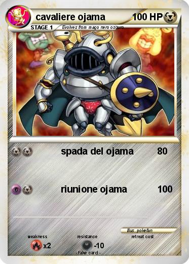 Pokemon cavaliere ojama