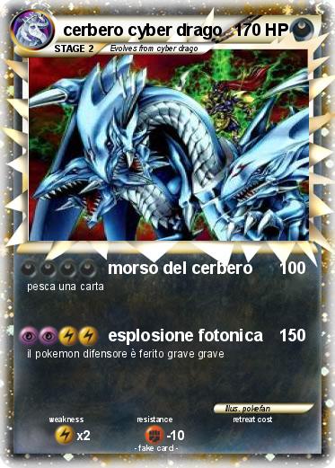 Pokemon cerbero cyber drago