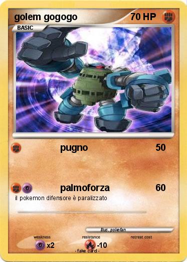 Pokemon golem gogogo