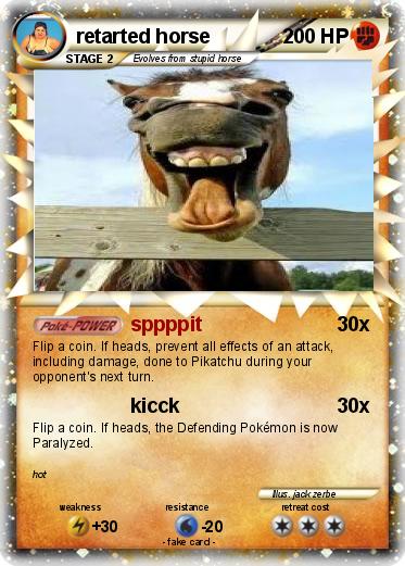 Pokemon retarted horse