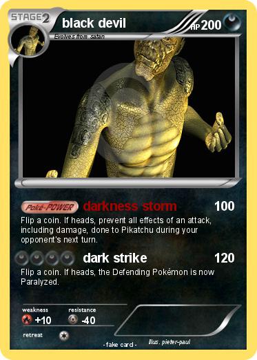 Pokemon black devil