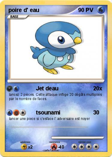 Pokemon poire d' eau