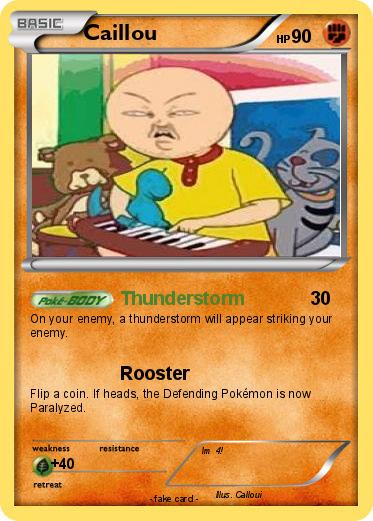 Pokemon Caillou