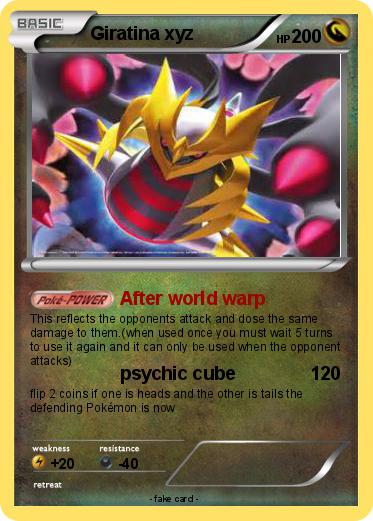 Pokemon Giratina xyz